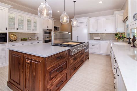 white cabinets with quartz countertops